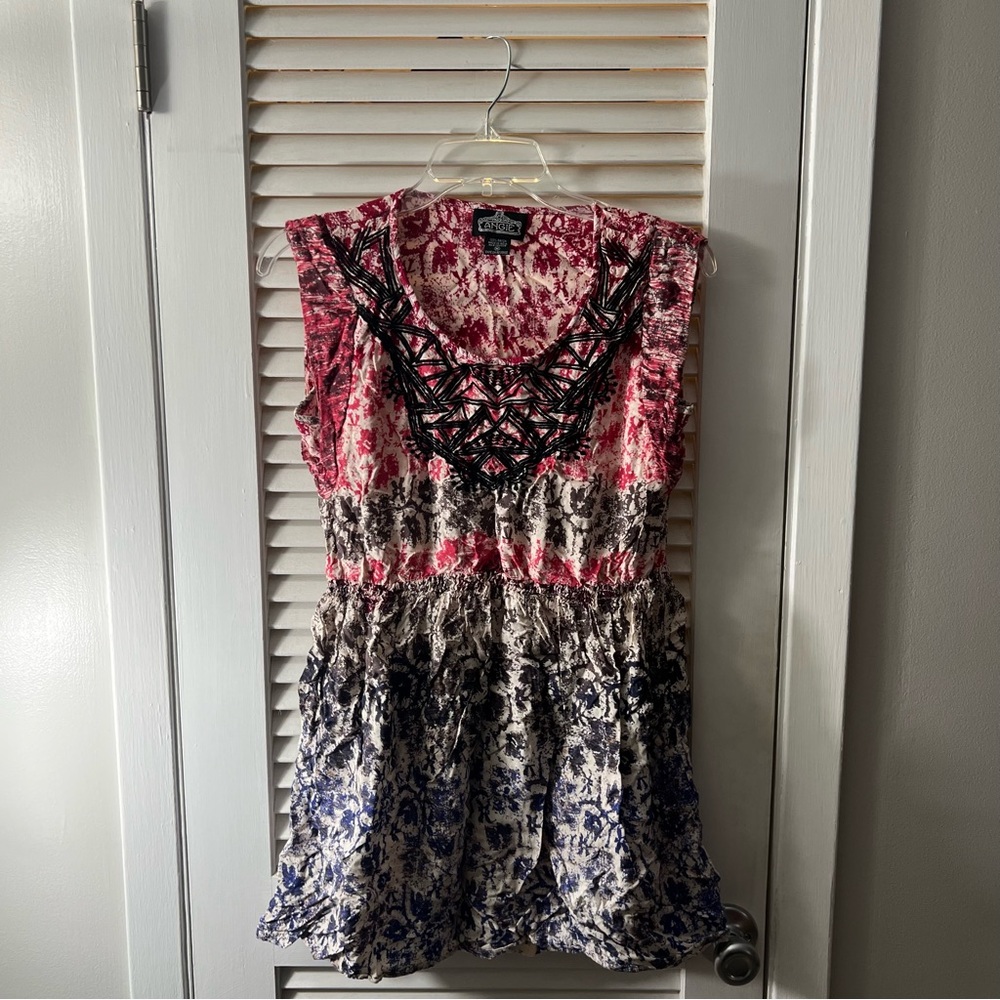 Vintage Floral Mini Dress